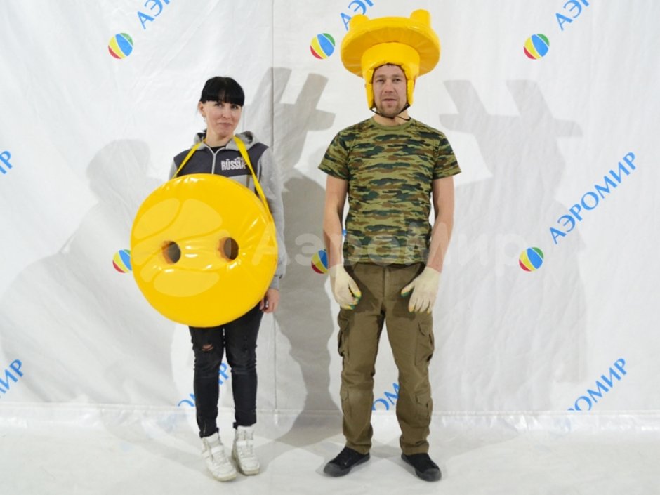 Гигантская розетка — командный аттракцион на двоих участников