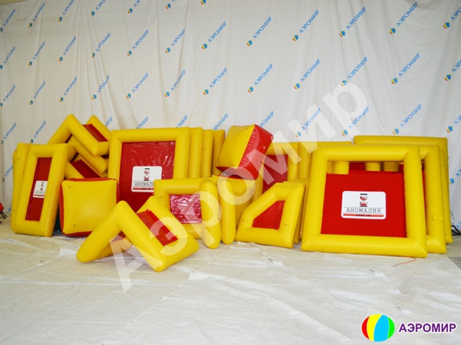 Надувная тактическая фигура Клин (Wedge) для игры в пейнтбол, нёрф, лазертаг и арчеритаг