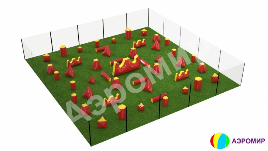 Комплект пейнтбольных надувных фигур серии WPBO