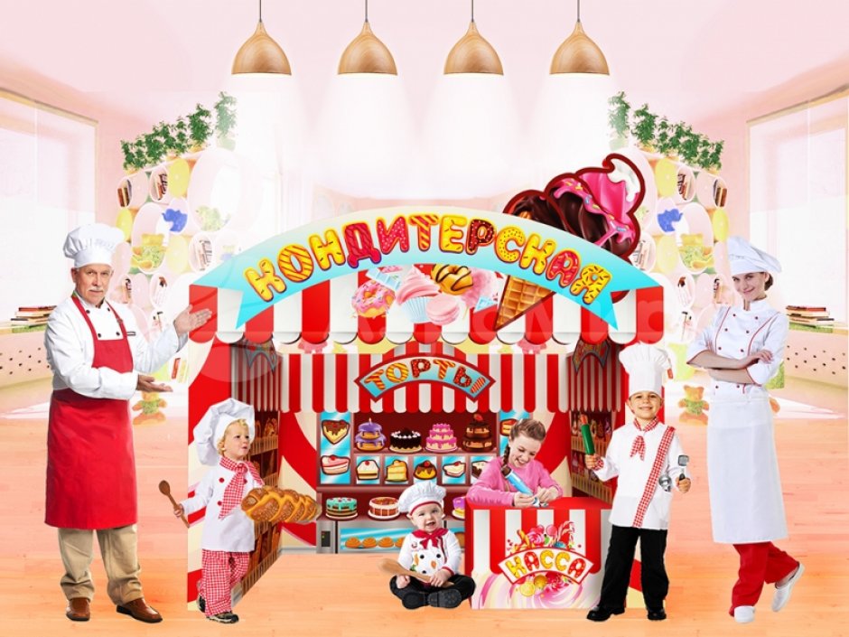 Игровой набор Кондитерская — для детских центров отдыха и развлечений