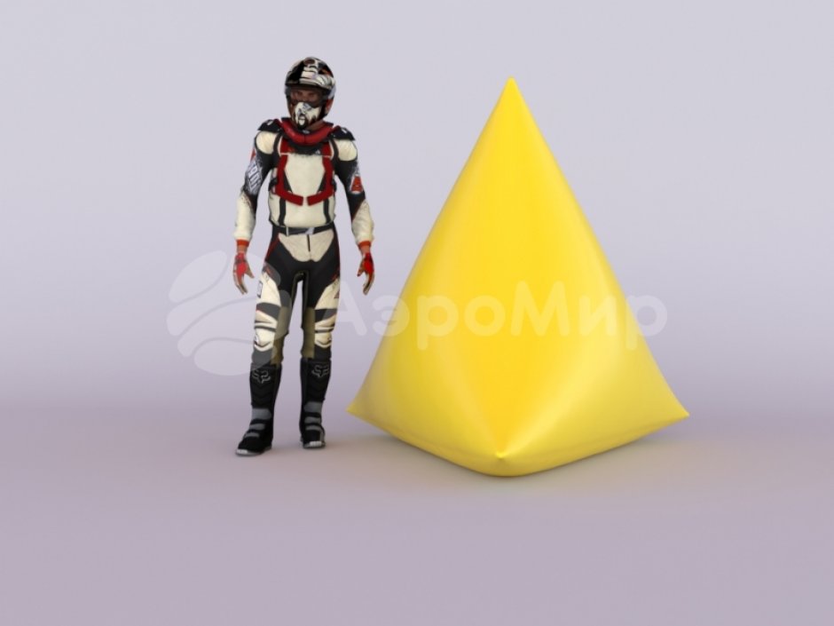 Надувная тактическая фигура Конверт маленький (Dorito small) для игры в пейнтбол, нёрф, лазертаг и арчеритаг