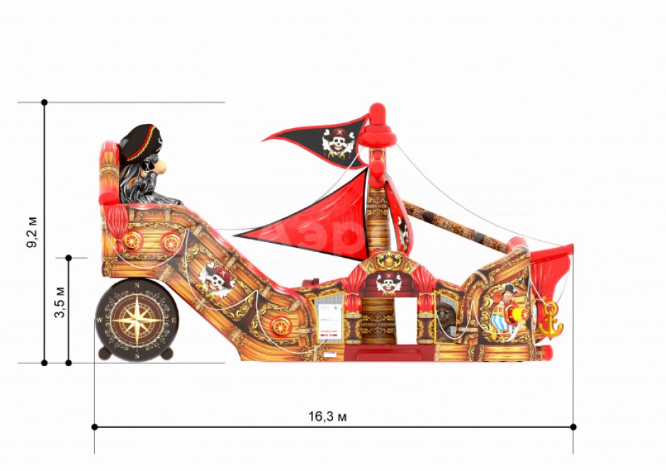 Пиратский корабль