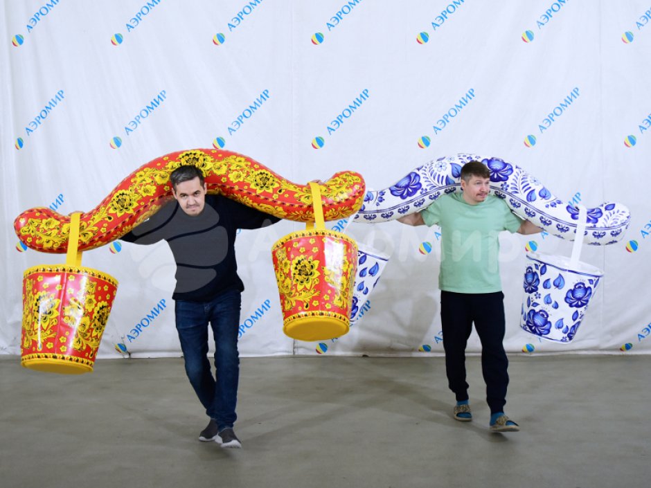 Коромысло — аттракцион для эстафет, тимбилдингов, городских праздников и детских мероприятий.