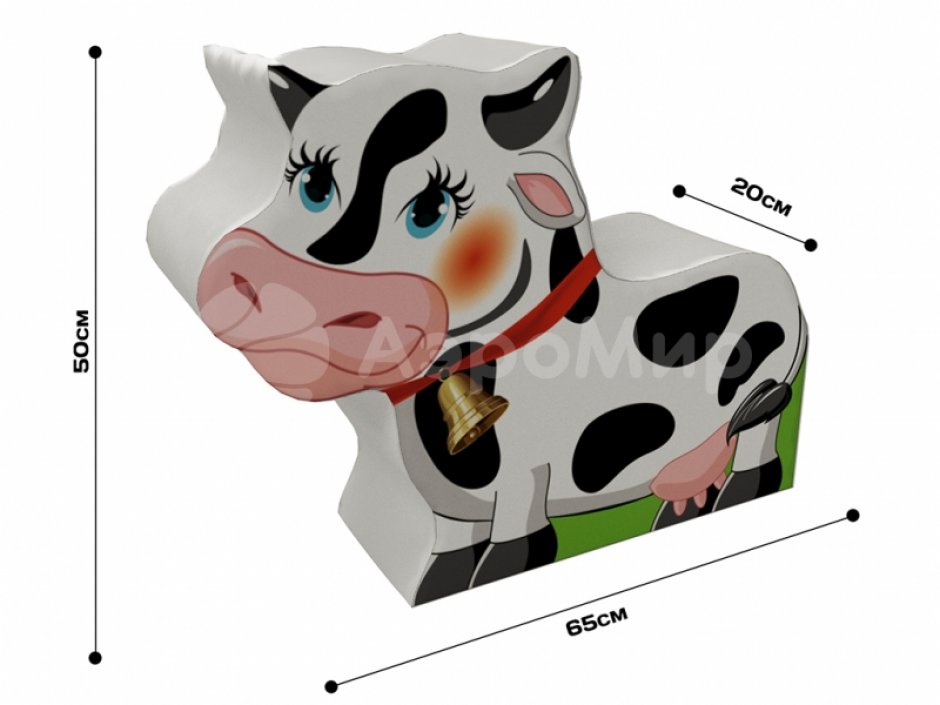 Мягкая фигура-кресло «Коровка»
