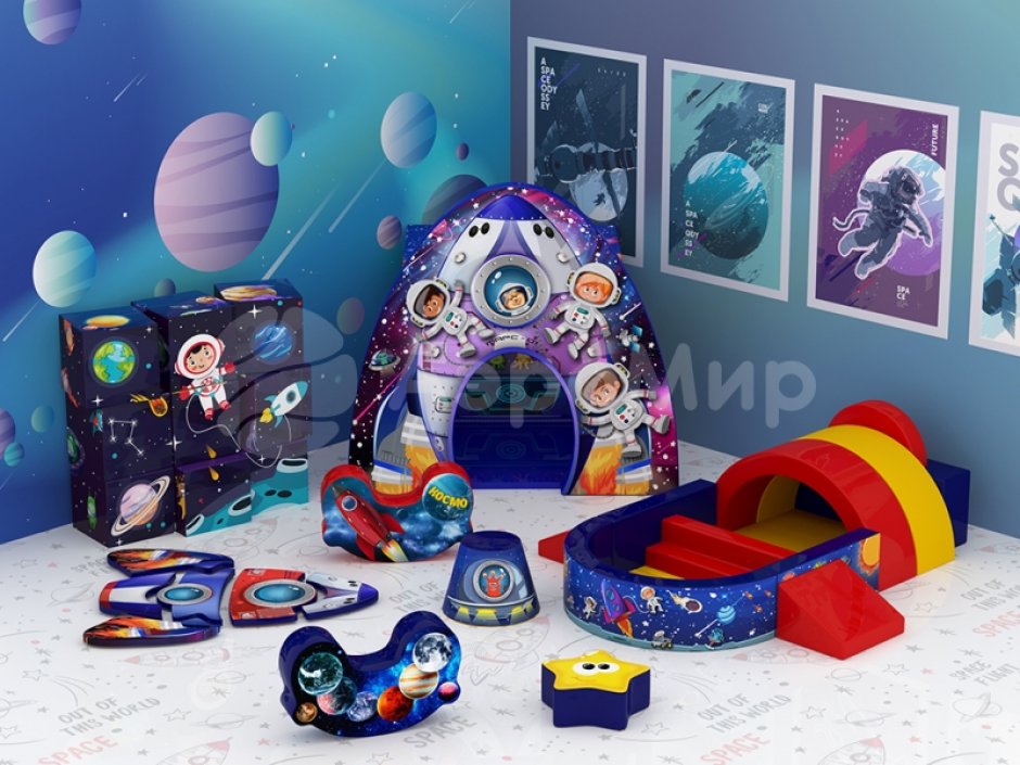 Мягкая фигура-кресло Космос