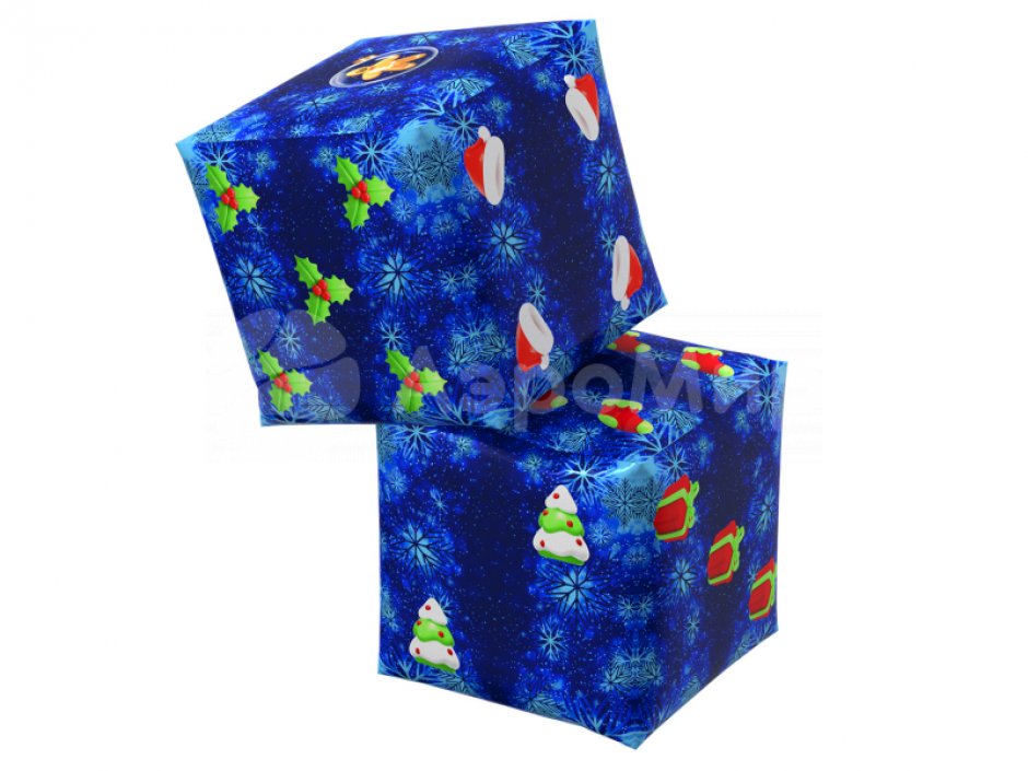 Новогодние игральные кубики