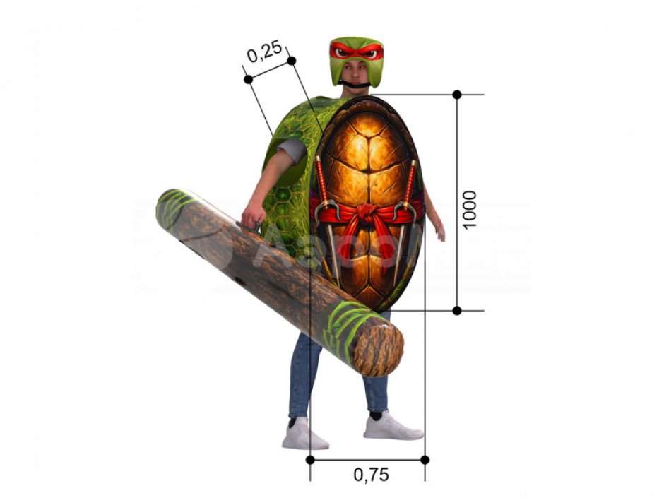 Костюм Черепашка с фотопечатью