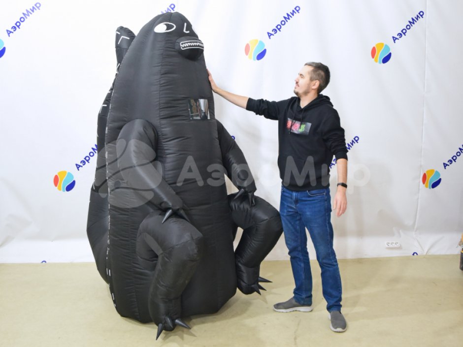 Надувной костюм динозавра