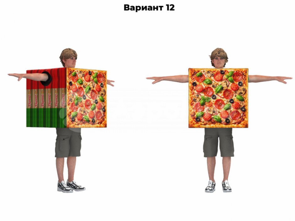 Костюм кубик для веселых стартов