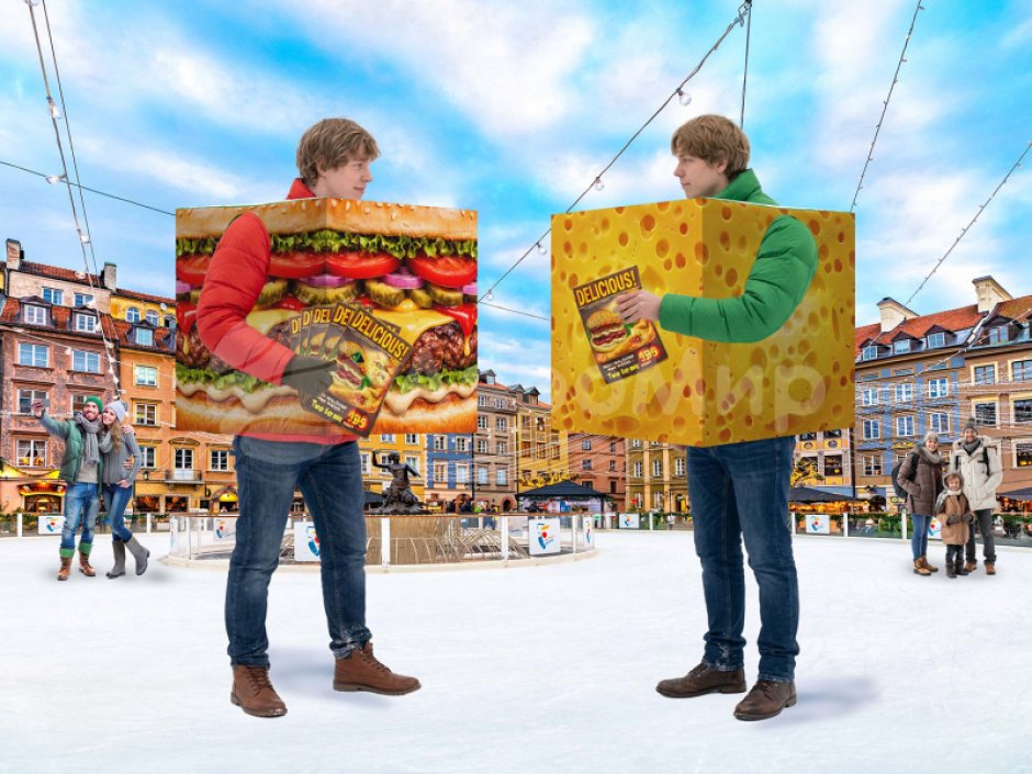 Костюм кубика для игр