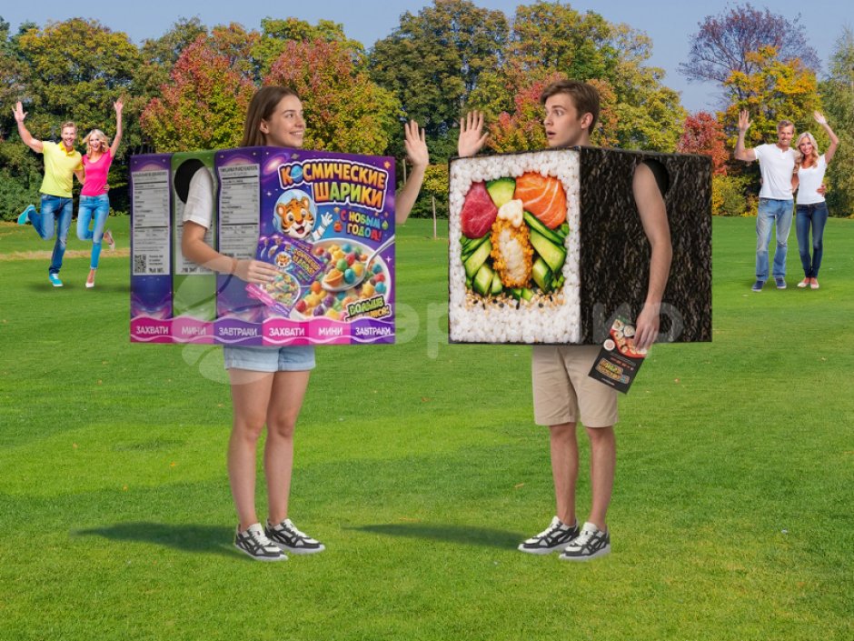 Игровой костюм кубик