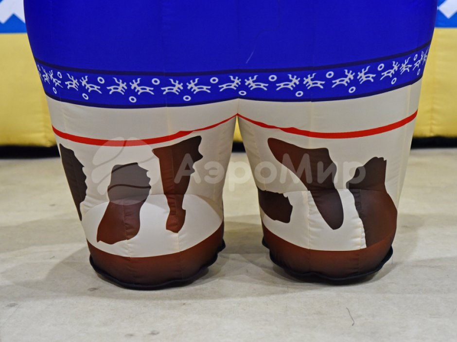 Надувной костюм Мишка-силач