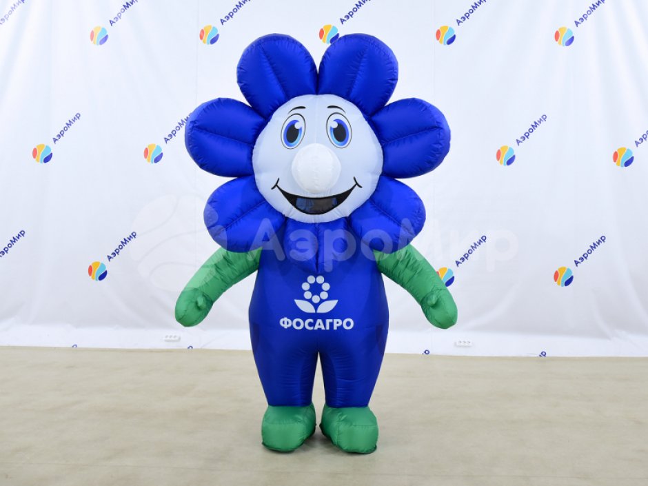 Надувной рекламный костюм Цветок