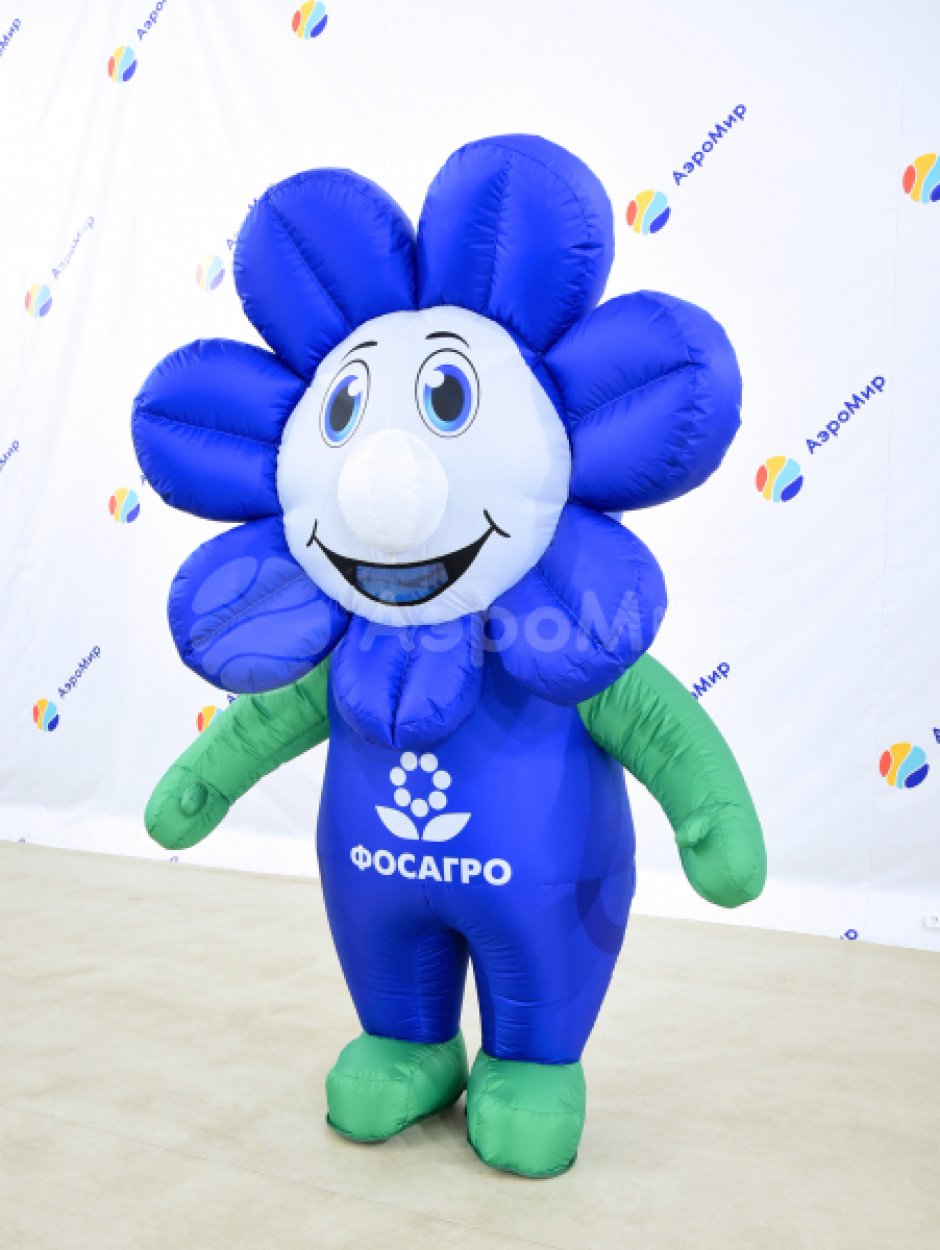 Надувной рекламный костюм Цветок