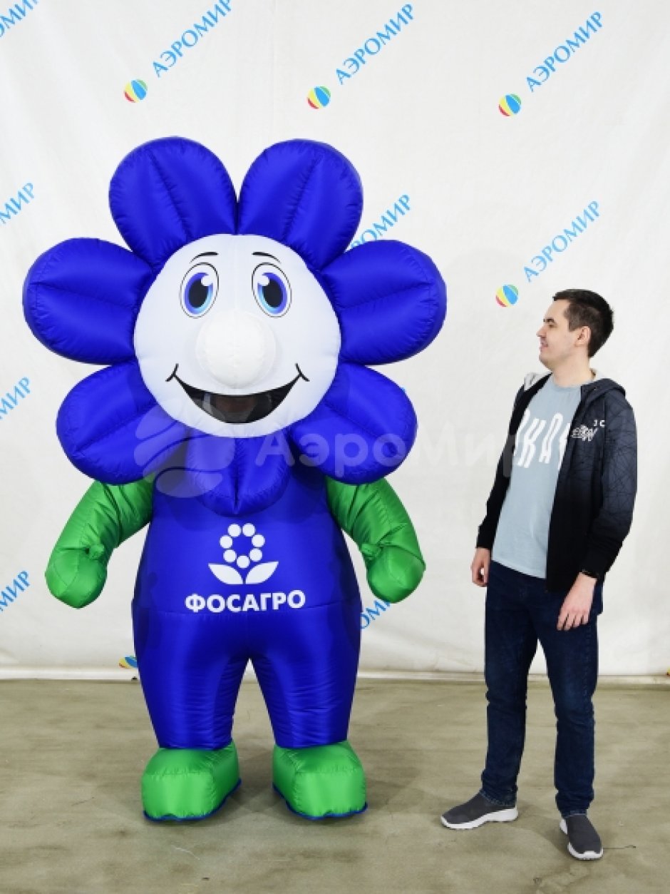 Надувной рекламный костюм Цветок