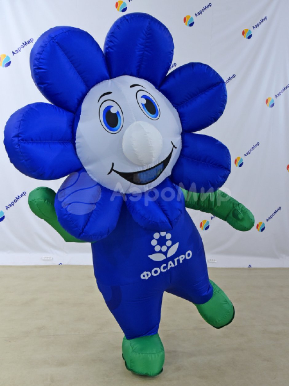 Надувной рекламный костюм Цветок