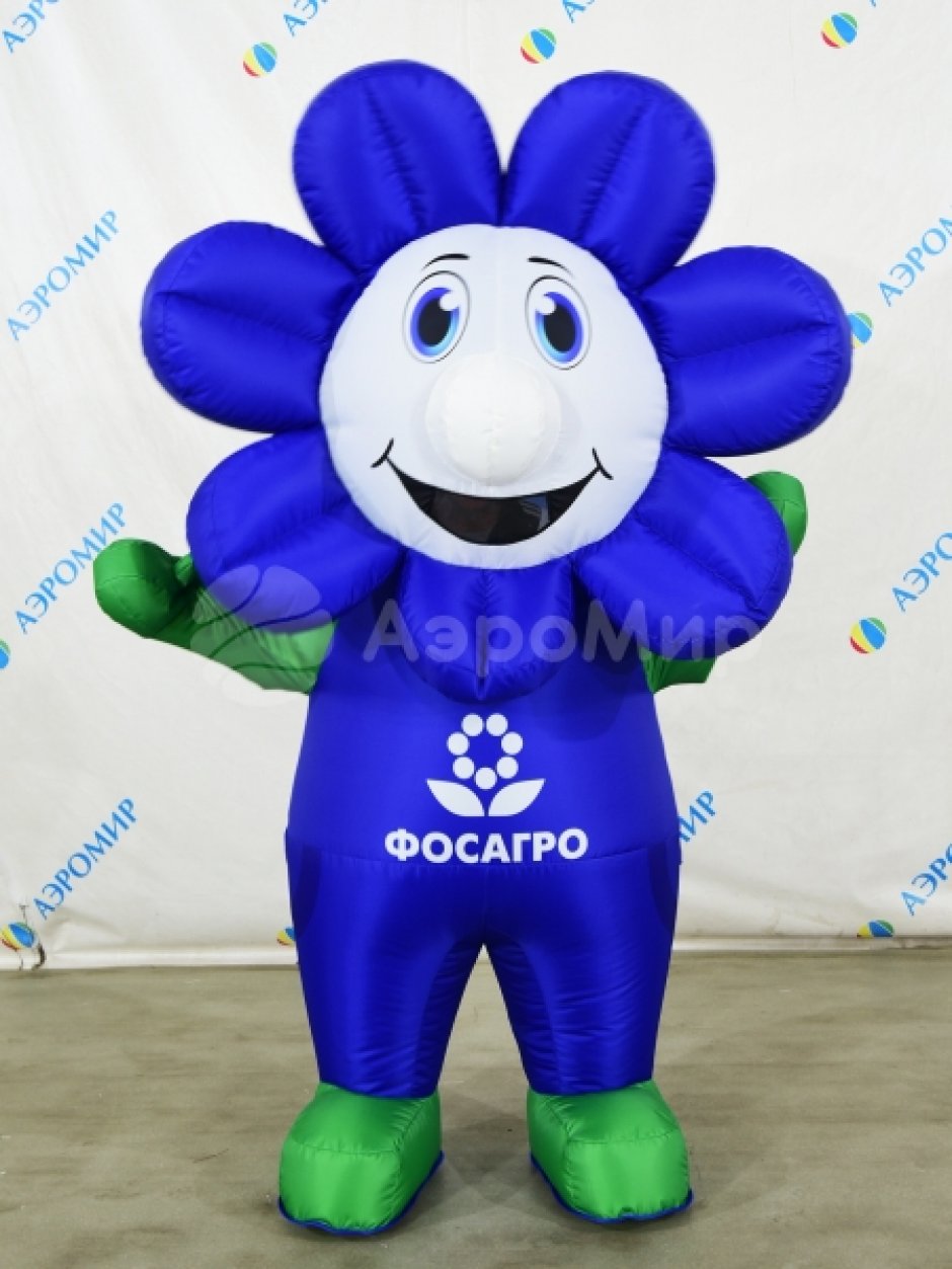 Надувной рекламный костюм Цветок
