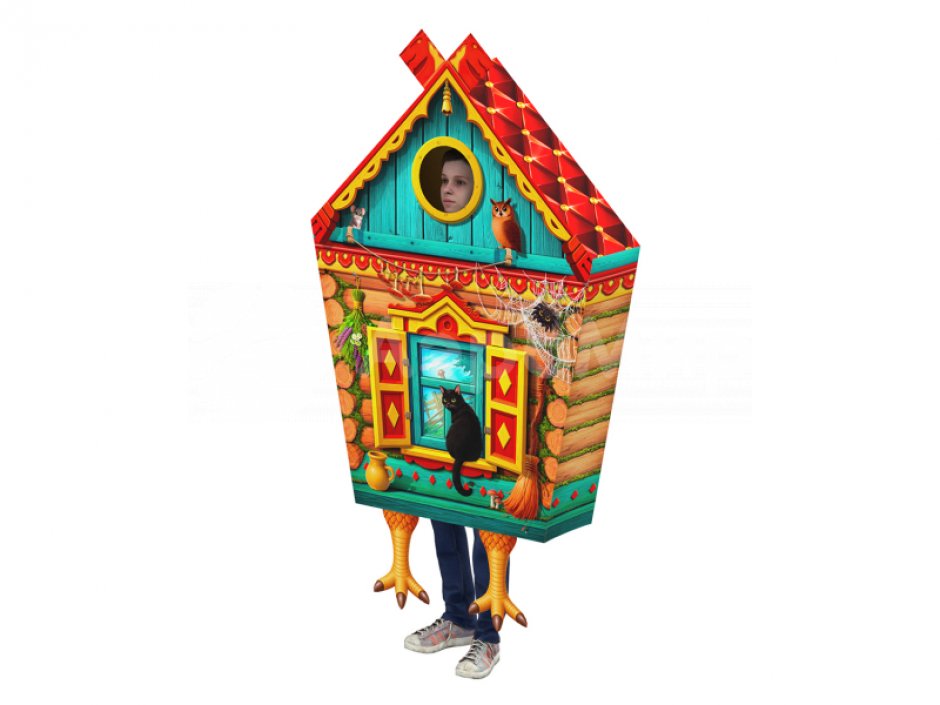 Рекламный ростовой костюм Избушка