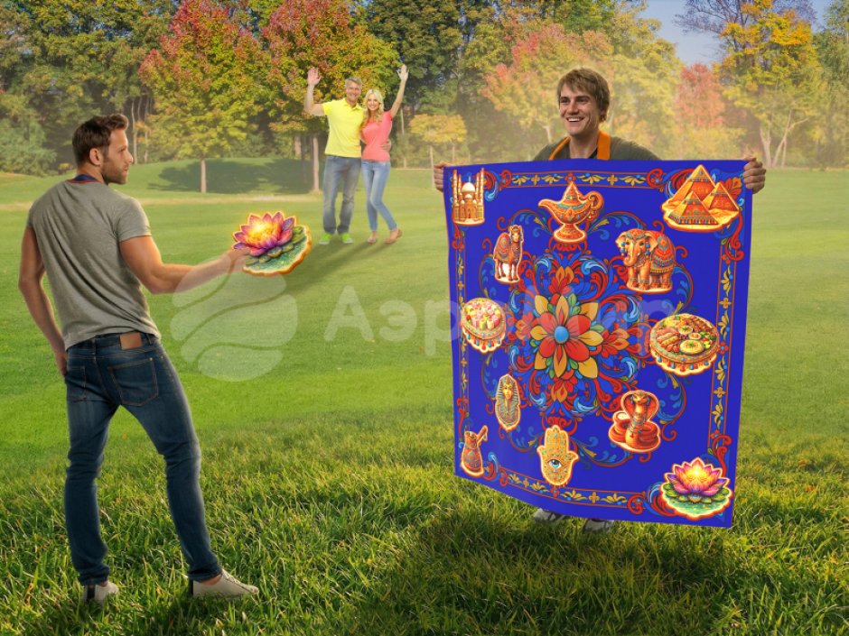 Костюм-ковёр — интерактивная игра для городских праздников