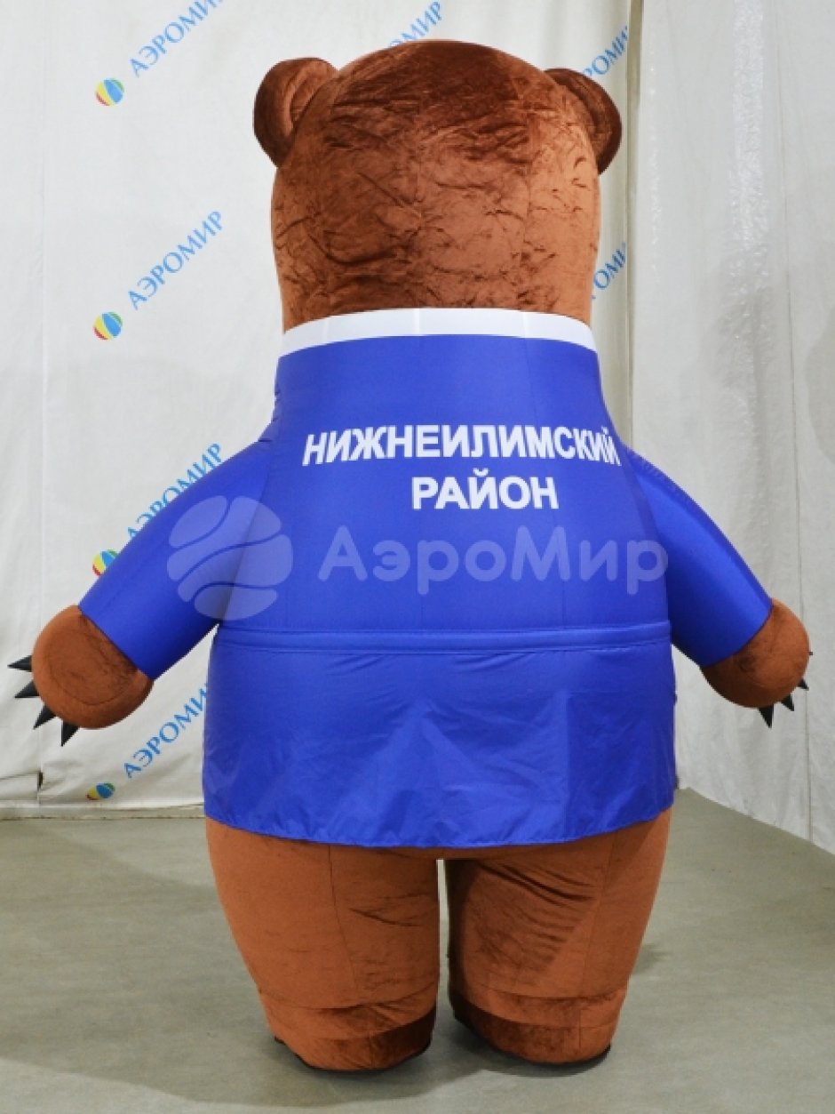 Надувной костюм Медведя в национальных костюмах и рубахах