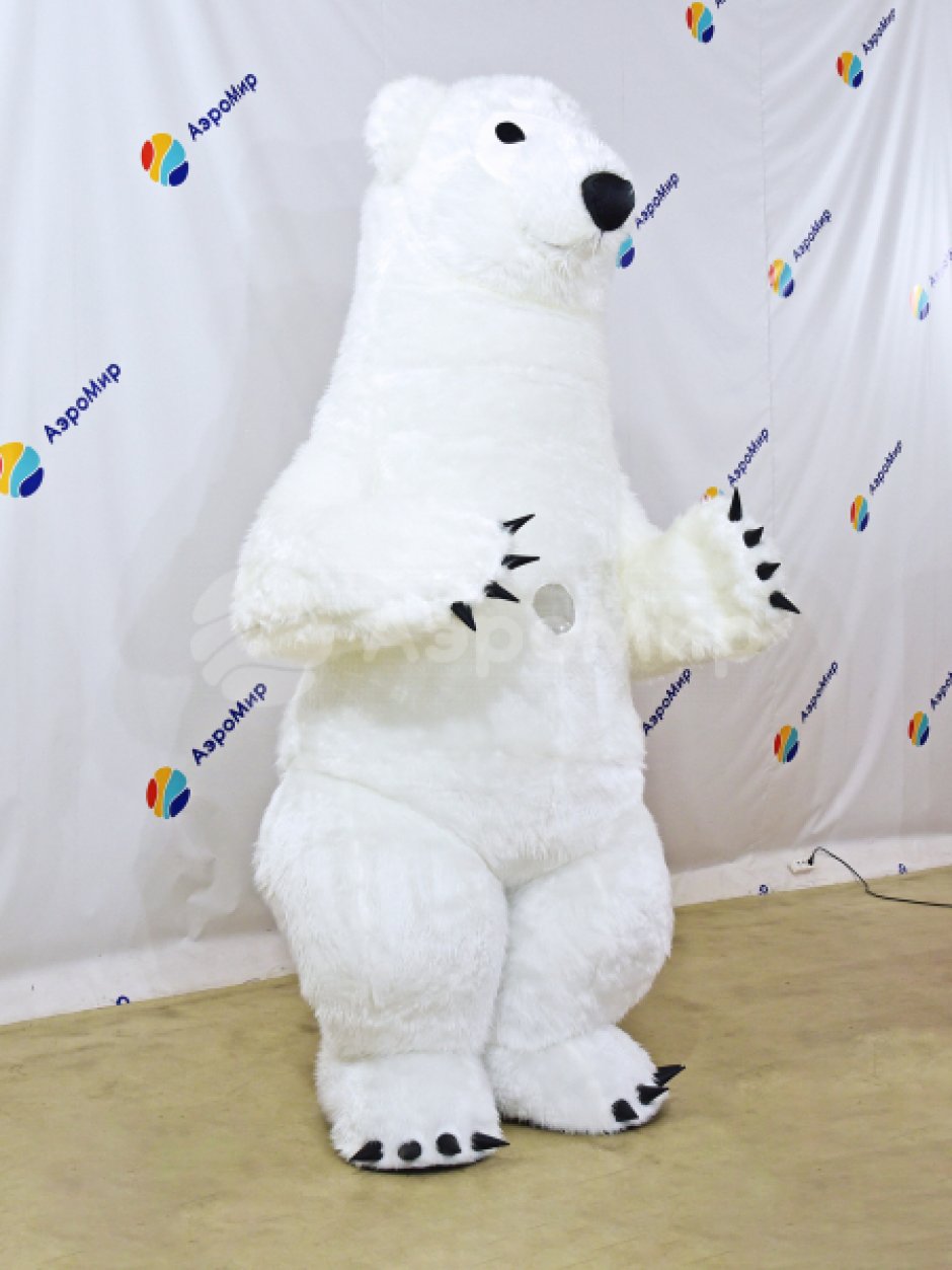 Пневмокостюм белый Медведь