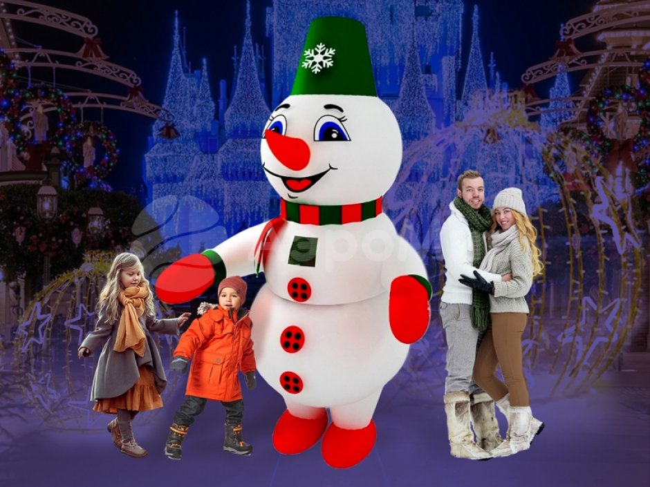 Пневмокостюм Снеговик (Не использовать, смотреть id 618)