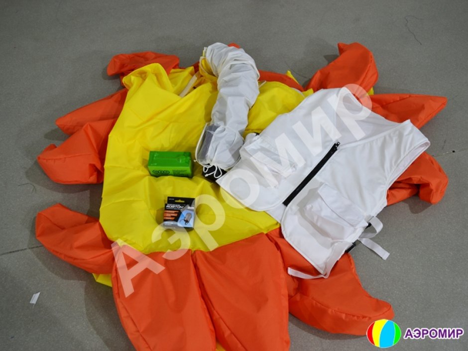 Надувной костюм Солнышко