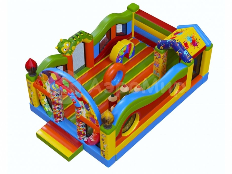 Надувной батут Краски — батут для бизнеса на ~ 36,5 м²