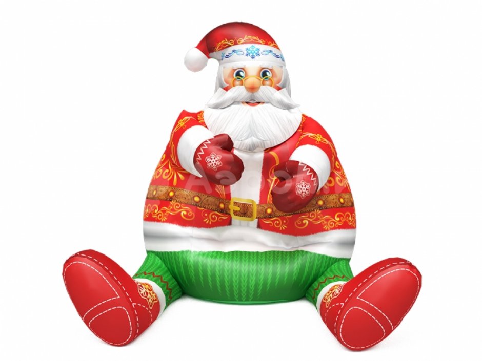 Новогоднее кресло-мешок «Дед Мороз»