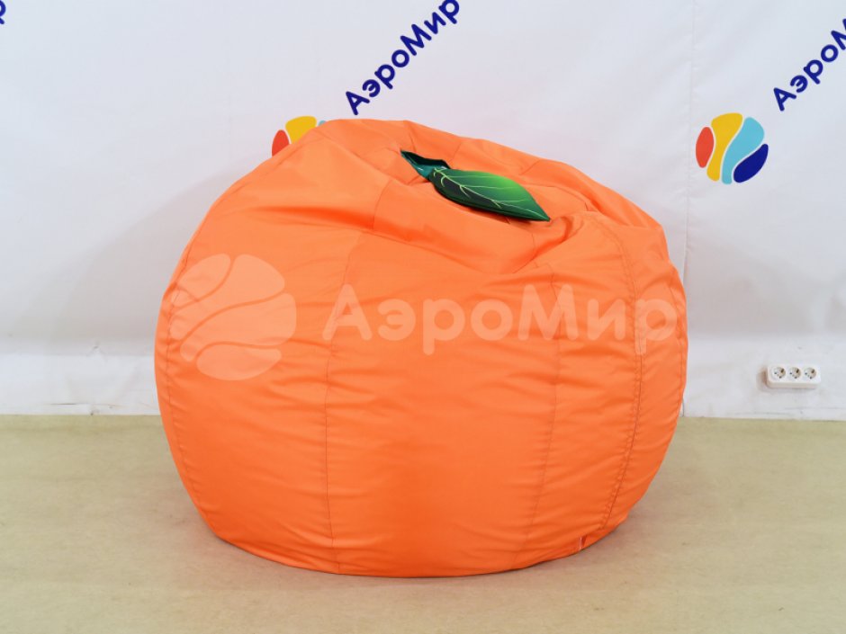 Кресло мешок апельсин, яблоки, фрукты — произвольная форма бескаркасных мешков кресел с вашим логотипом и в фирменным стиле