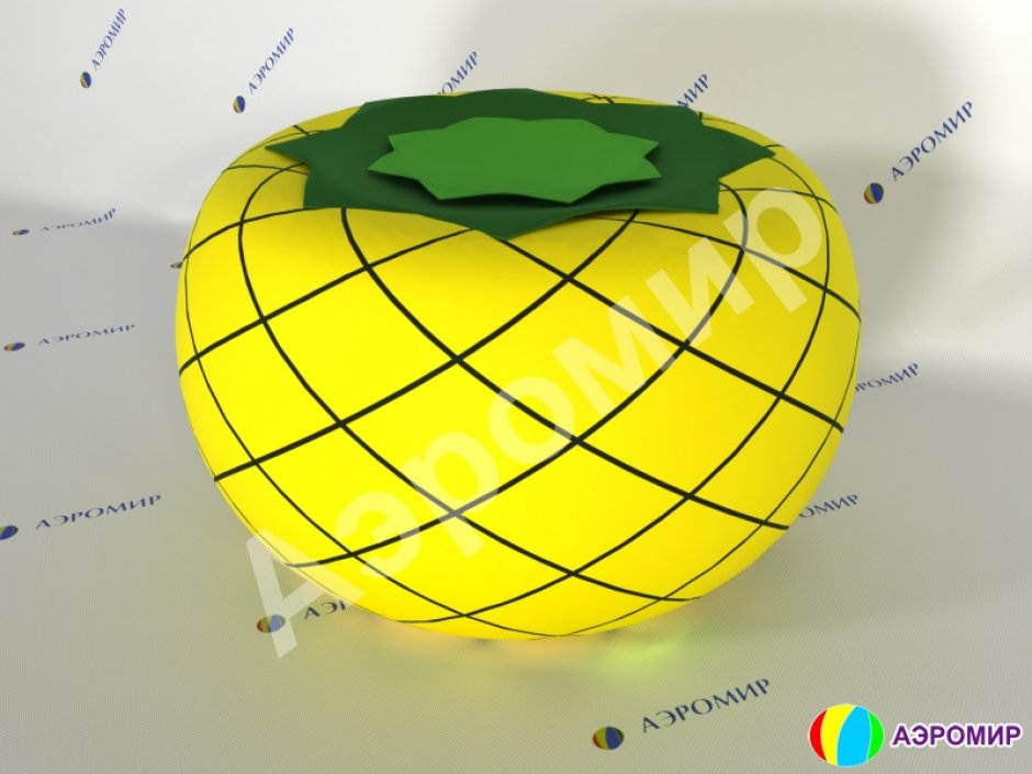 Кресло мешок апельсин, яблоки, фрукты — произвольная форма бескаркасных мешков кресел с вашим логотипом и в фирменным стиле