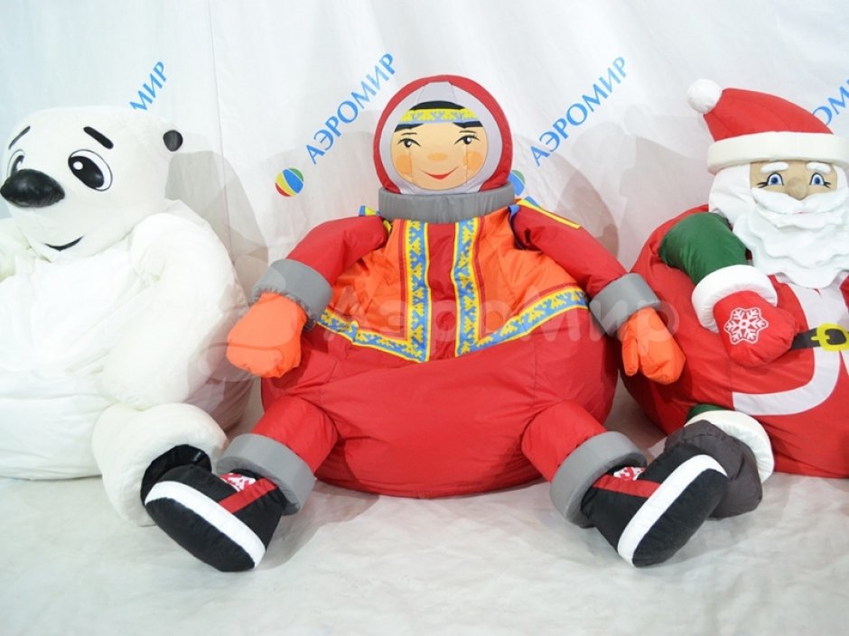 Кресло-мешок в национальных костюмах с индивидуальным дизайном