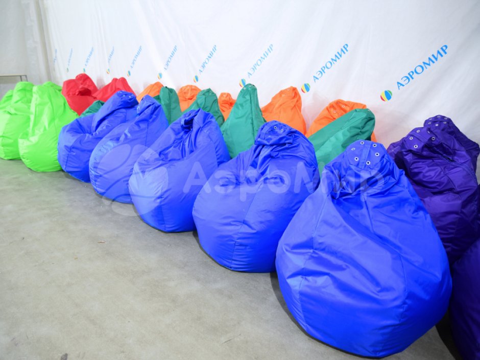 Бескаркасный мешок кресло, бескаркасная мебель на заказ