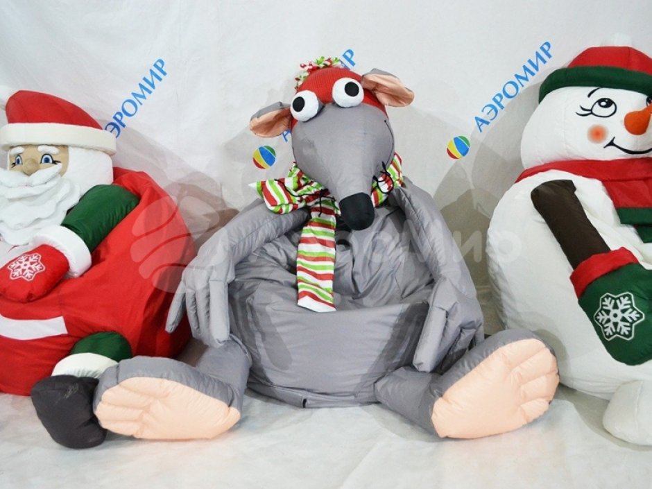 Кресло груша Крыс — бескаркасное кресло-обнимашка