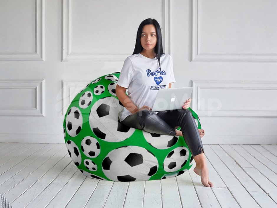 Спортивное кресло-мешок для рекламы, шоу, выставки или спортивного мероприятия