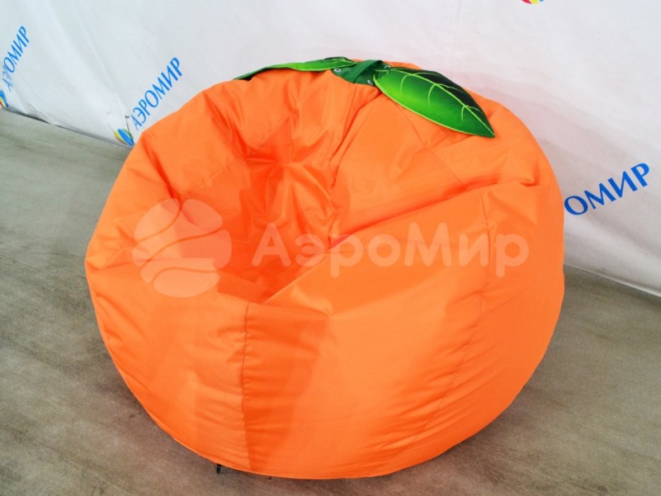 Кресло мешок апельсин, яблоки, фрукты — произвольная форма бескаркасных мешков кресел с вашим логотипом и в фирменным стиле
