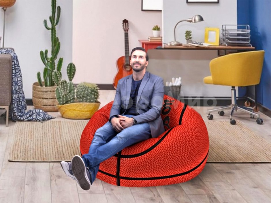 Спортивное кресло-мешок для рекламы, шоу, выставки или спортивного мероприятия