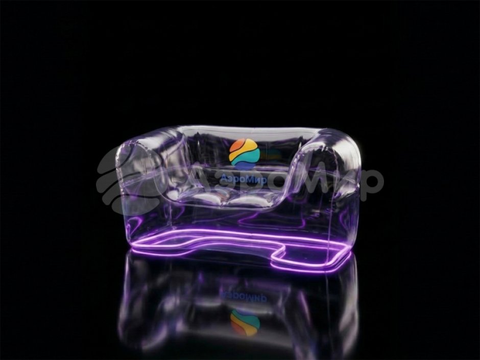 Надувное прозрачное кресло для фотозоны