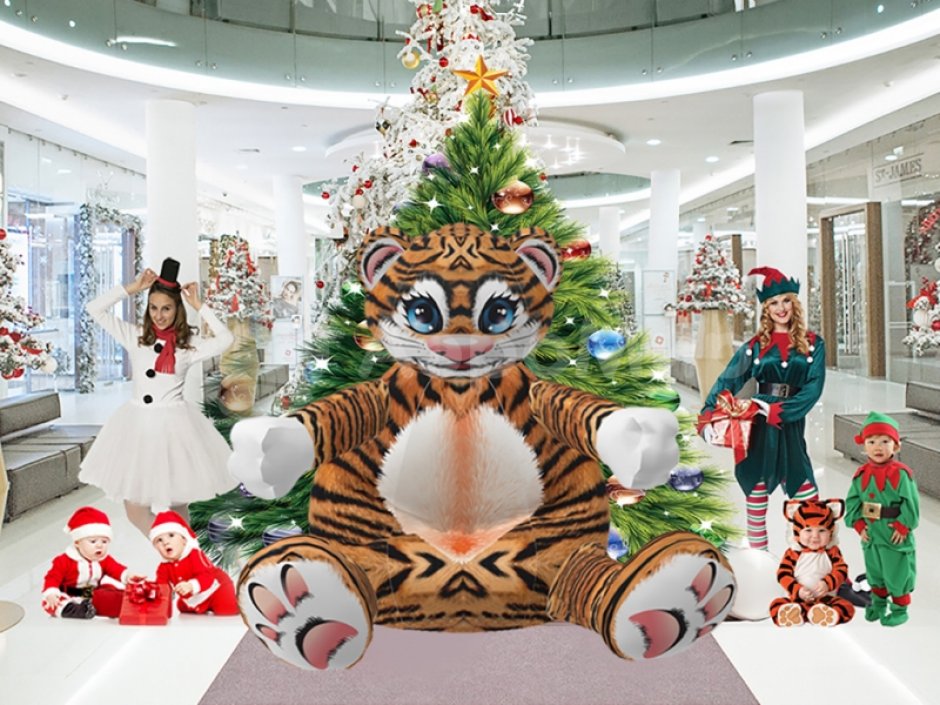 Кресло-мешок Тигр-обнимашка