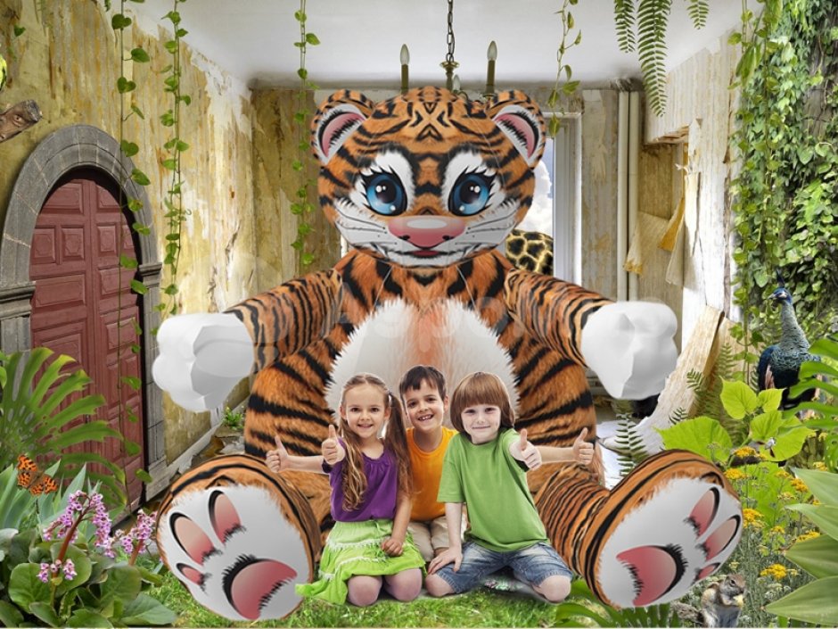 Кресло-мешок Тигр-обнимашка