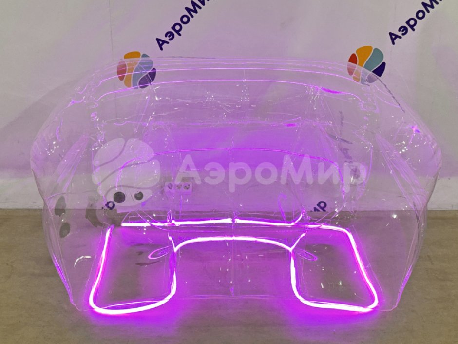 Прозрачное кресло из TPU для мероприятий