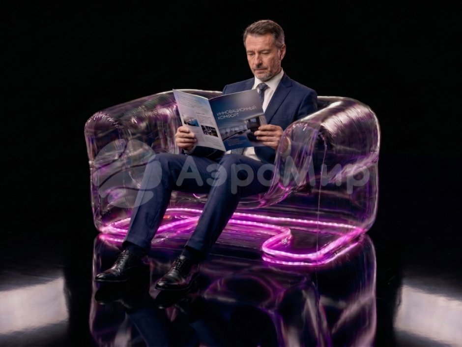 Прозрачное кресло из TPU для мероприятий