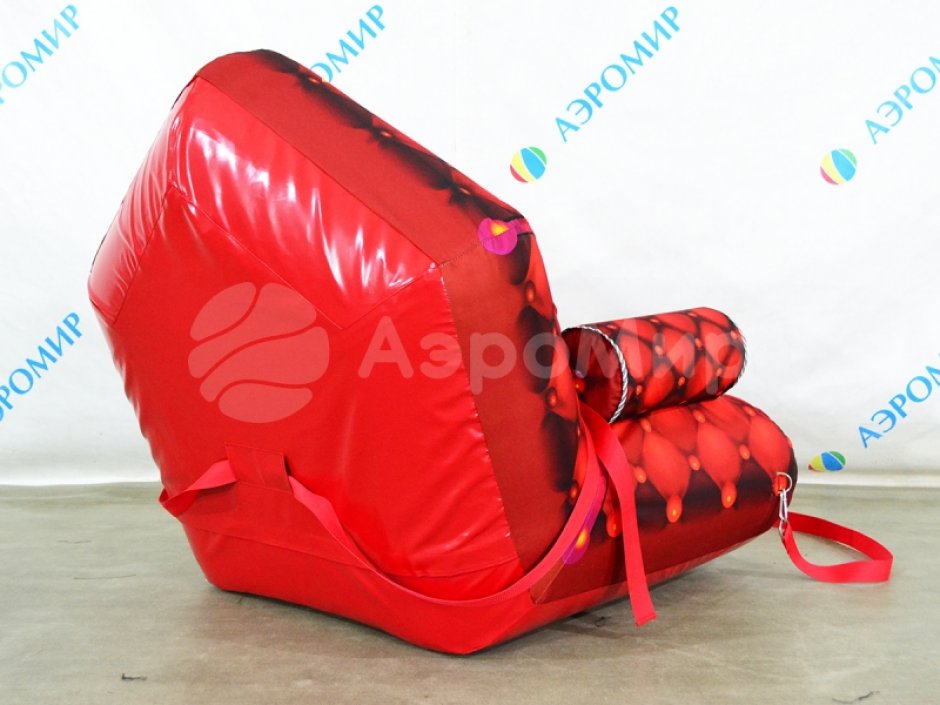 Надувные сани-трон — игровой реквизит для эстафет и развлечений на открытом воздухе