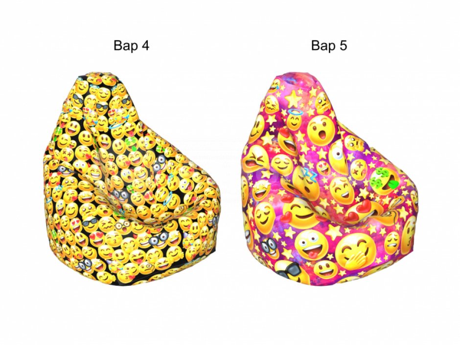 Кресло-мешок для рекламных акций, промо, шоу, выставки, для игр и отдыха