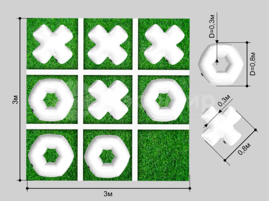 Игровой набор Мега Крестики-нолики