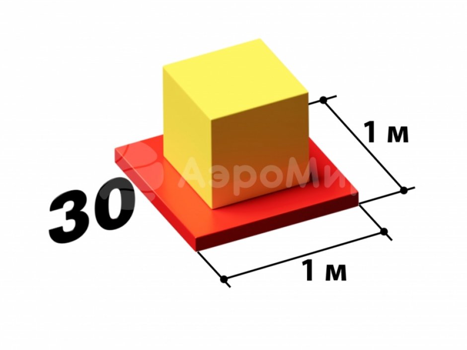 Мягкий игровой модуль Кубик - элемент мягкой полосы