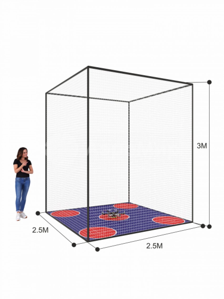 Куб для тренировочных полетов дронов