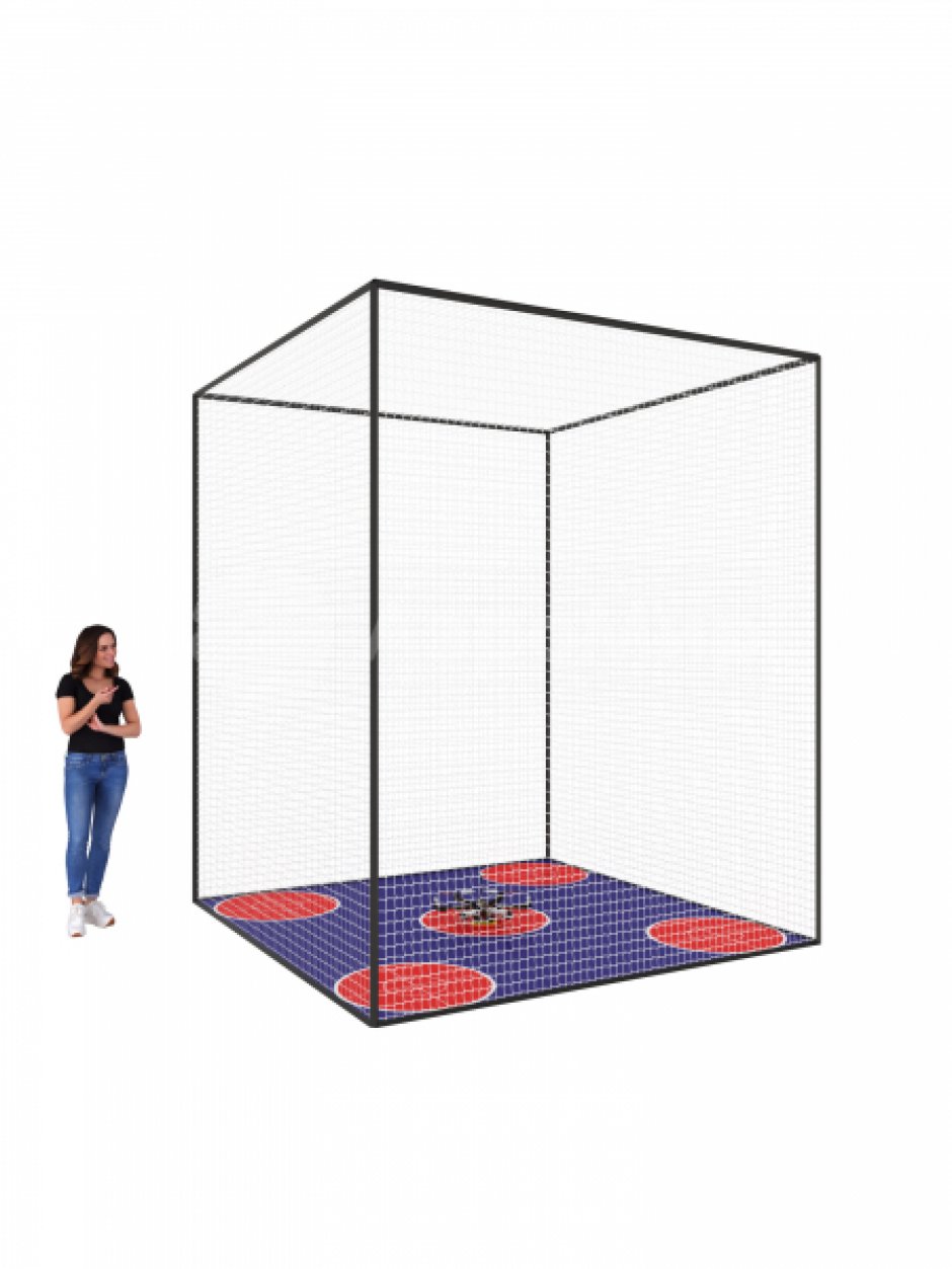 Куб для тренировочных полетов дронов