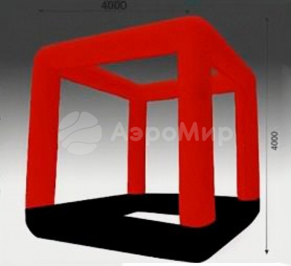 Надувной куб для дрон рейсинга 