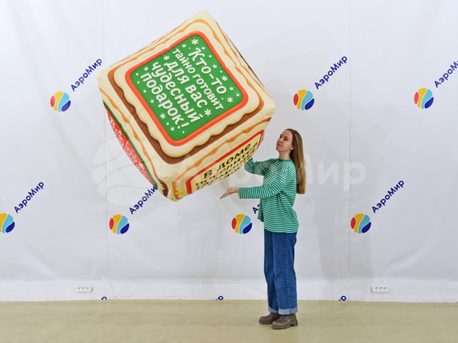 Кубик-подушка — яркий и легкий реквизит для шоу, игры и развлечений